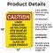Signmission Radiation & Laser Sign, 18 in H x 12 in W, Plastic, Rectangle OS-2PACK-CR-P-1218-V-10240 - alternate 3